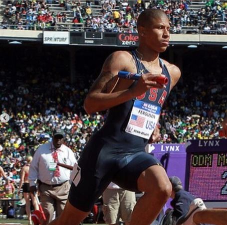 Kenneth Ferguson sprinting